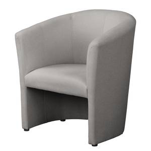 Fauteuil Dapoli tissu structuré - Tissu structuré Grada: Gris