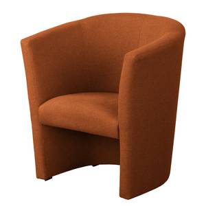 Fauteuil Danilo tissu structuré - Tissu structuré Grada: Marron