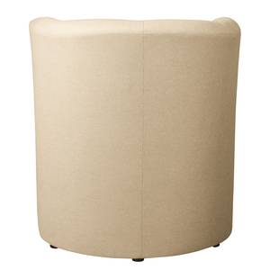 Fauteuil Dapoli tissu structuré - Tissu structuré Grada: Beige