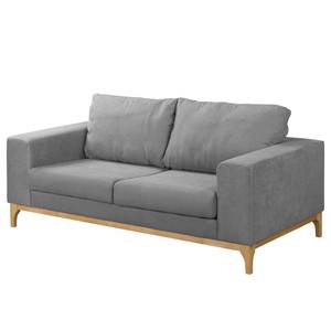 Sofa Darling (2-Sitzer) Microfaser - Microfaser Rieka: Grau
