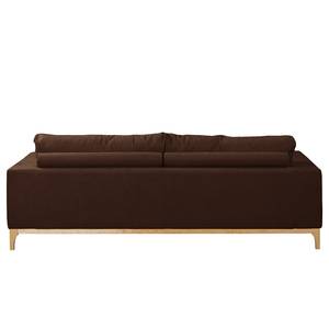 Canapé Darling (3 places) Microfibre - Microfibre Rieka: Marron