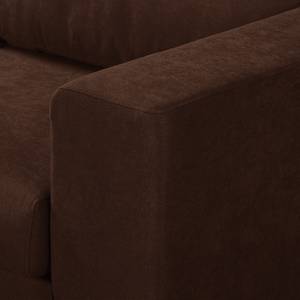 Canapé Darling (3 places) Microfibre - Microfibre Rieka: Marron