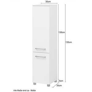 Armoire de salle de bain Vallersta Chêne gris