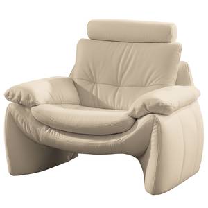 Fauteuil Budal echt leer - Leer Canela: Lichtbeige