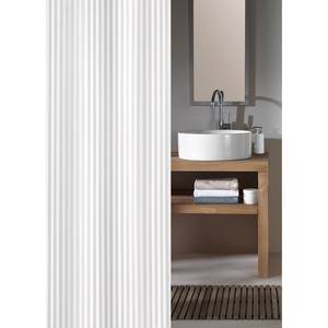 Rideau de douche Sanna Polyester - Blanc - 180 x 200 cm