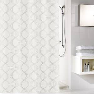 Rideau de douche Classy Polyester - Blanc - 180 x 200 cm