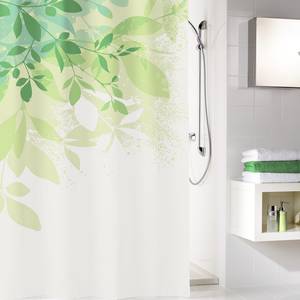 Rideau de douche Floresta Polyester - Vert - 180 x 200 cm