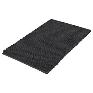 Tapis de bain Willow Polyester / Coton - Ardoise - 60 x 100 cm