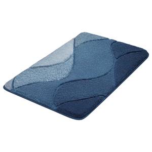 Tapis de bain Fiona I Polyacrylique - Bleu - 60 x 100 cm