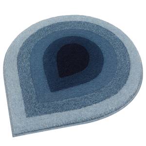 Tapis de bain Isa Polyacrylique - Bleu - 80 x 80 cm