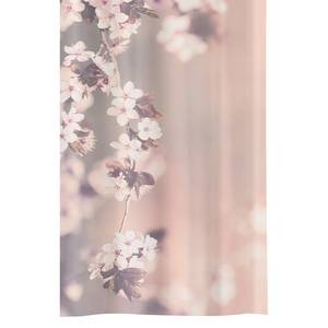 Douchegordijn Blossom polyester - anjerkleurig - 120 x 200 cm
