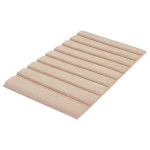 Tapis de bain Carla Polyester - Sable - 70 x 110 cm