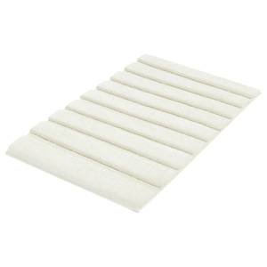 Tapis de bain Carla Polyester - Blanc - 70 x 110 cm