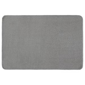 Badmat Cecil polyester - Zilverkleurig/grijs - 60 x 90 cm
