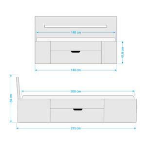 Bedframe Tinda 140 x 200cm