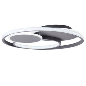 LED-plafondlamp Runda silicone/aluminium - 1 lichtbron - Grijs