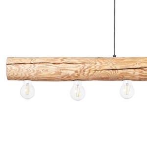 Hanglamp Trabo II deels massief grenenhout/staal - 6 lichtbronnen