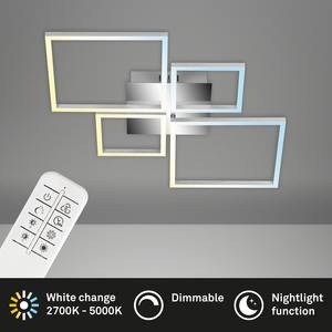 LED-plafondlamp Frame XI polycarbonaat/ijzer - 1 lichtbron