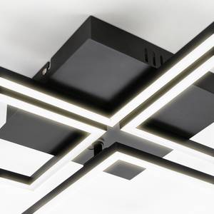 LED-Deckenleuchte Frame X Polycarbonat / Eisen - 1-flammig
