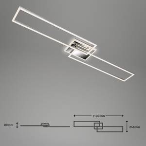 LED-plafondlamp Frame IV polycarbonaat/ijzer - 1 lichtbron