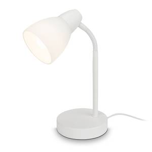 Lampe Masani Verre opalin / Fer - 1 ampoule - Blanc