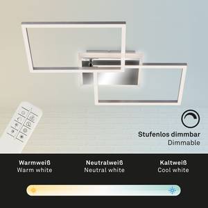 LED-Deckenleuchte Frame III Polycarbonat / Eisen - 1-flammig