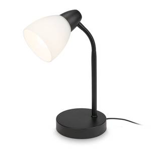 Tafellamp Masani opaalglas/ijzer - 1 lichtbron - Zwart