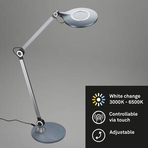 LED-tafellamp Office polycarbonaat - 1 lichtbron - Grijs