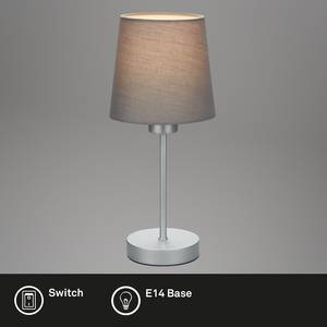 Tafellamp Noa katoen/ijzer - 1 lichtbron - Grijs