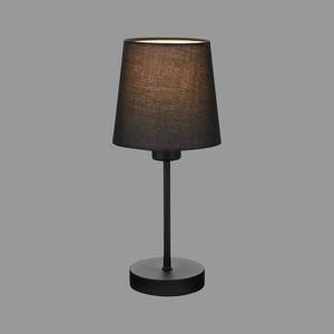 Lampe Noa Coton / Fer - 1 ampoule - Noir