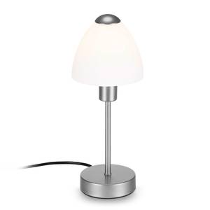 Tafellamp Manino opaalglas/ijzer - 1 lichtbron - Zilver