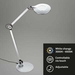 LED-tafellamp Office polycarbonaat - 1 lichtbron - Zilver