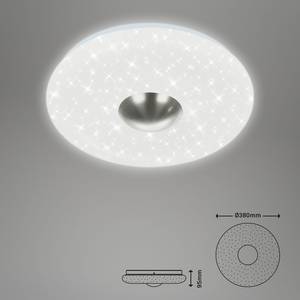 LED-plafondlamp Nalu polycarbonaat/ijzer - 1 lichtbron