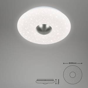 LED-plafondlamp Nalu polycarbonaat/ijzer - 1 lichtbron