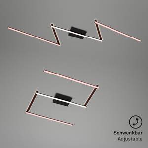 LED-Deckenleuchte Staff III Polycarbonat / Eisen - 1-flammig