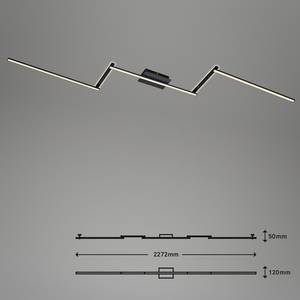 LED-plafondlamp Staff III polycarbonaat/ijzer - 1 lichtbron