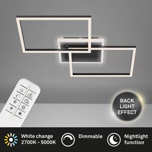 LED-plafondlamp Frame I polycarbonaat/ijzer - 1 lichtbron