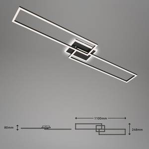 LED-plafondlamp Frame II polycarbonaat/ijzer - 1 lichtbron