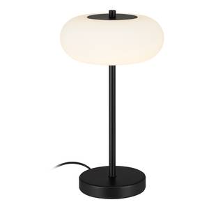 LED-tafellamp Voco opaalglas/ijzer - 1 lichtbron - Zwart
