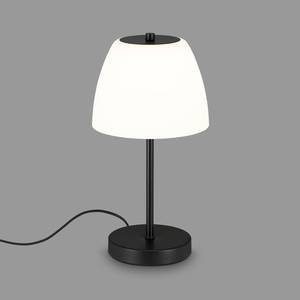 Lampe Masa Verre opalin / Fer - 1 ampoule - Noir
