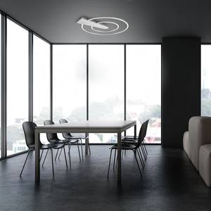 LED-Deckenleuchte Nico Duo I Polycarbonat / Eisen - 1-flammig