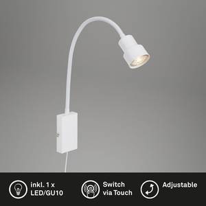 LED-tafellamp Tusi ijzer - 1 lichtbron - Wit