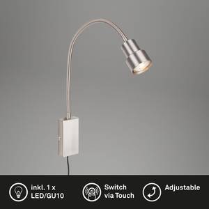 LED-Tischleuchte Tusi Eisen - 1-flammig - Silber