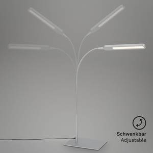 LED-Tischleuchte Servo I Polycarbonat - 1-flammig - Silber