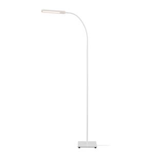 Lampadaire Servo Polycarbonate / Fer - 1 ampoule - Blanc