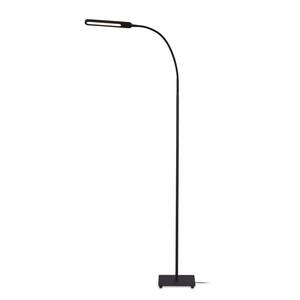 Lampadaire Servo Polycarbonate / Fer - 1 ampoule - Noir