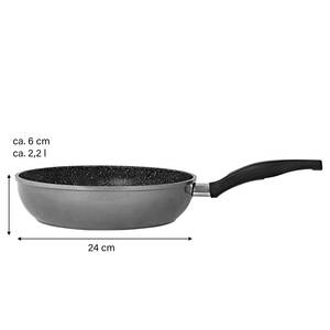 Schmorpfanne Atlantico Aluminium - Anthrazit - ø 24 - Durchmesser: 24 cm