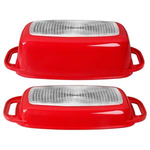 Cocotte avec couvercle Jackman Aluminium - Rouge rubis