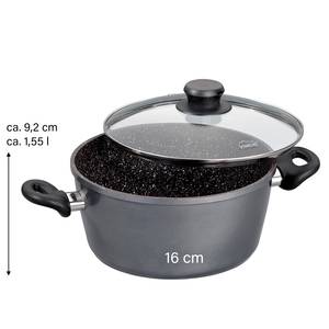 Faitout Bathinda Aluminium - Anthracite - ø 16 cm - Capacité : 1.5 L