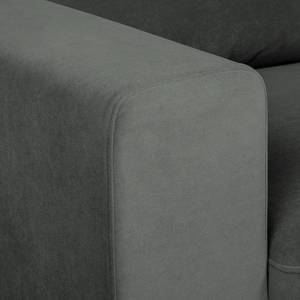 Sofa Summer (3-Sitzer) Samt - Samt Vaia: Grau